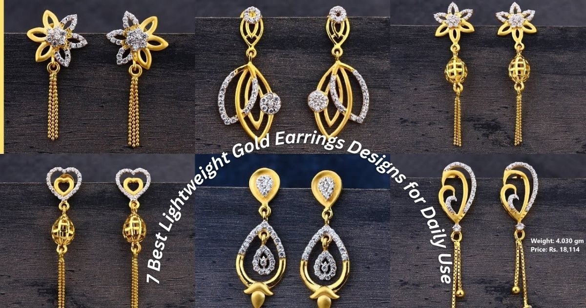 7 Best Lightweight Gold Earrings Designs for Daily Use