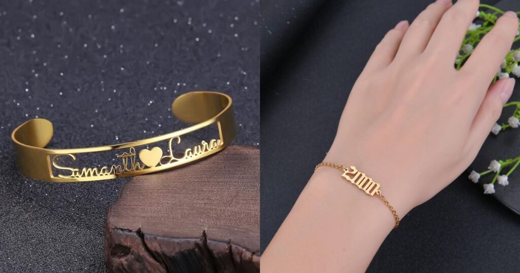 Customizable Gold Bracelets
