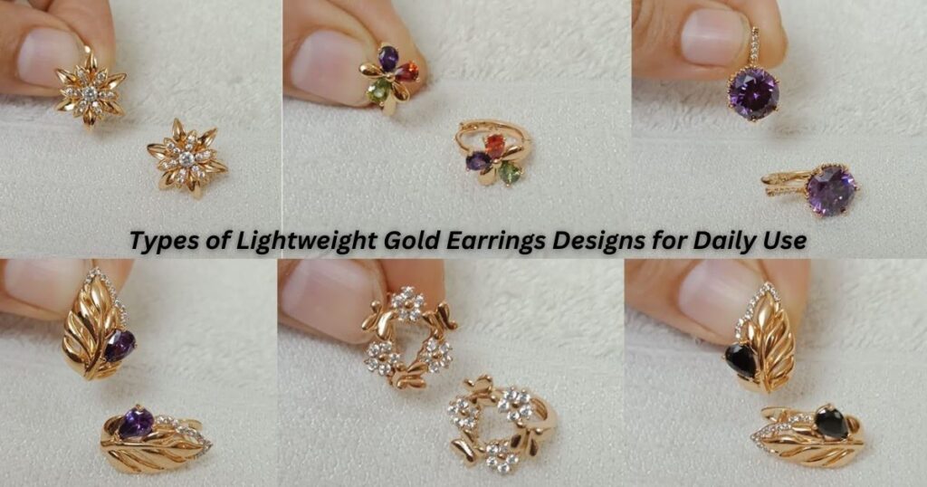 Types of Lightweight Gold Earrings Designs for Daily Use